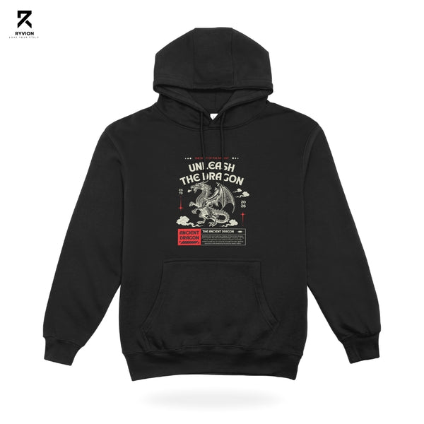Ryvion Unleash The Dragon Graphic Hoodie – Black