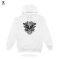 Ryvion Royal Raven Sigil Hoodie – White