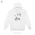 Ryvion Silent Path Sketch Hoodie – White