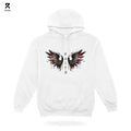 Ryvion FAITH Broken Wings Hoodie – White
